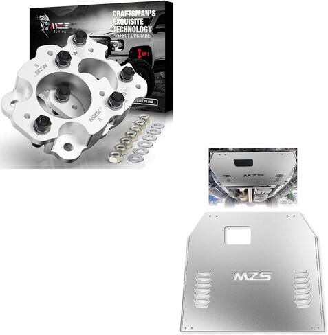 طقم تسوية MZS مقاس 2.5 بوصة + درع حماية المحول الحفاز متوافق مع F150 2009-2024، طقم مستوى أمامي 2.5 بوصة + أمان واقي للقطط مضاد للسرقة in Saudi Arabia