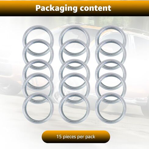 New Upgrade 15PCS Oil Crush Washer Gasket for Subaru 803916010, Compatible with Subaru Oil Drain Plug Gaskets Crush Washers for Impreza Ascent Imrpeza Crosstrek Ascent Legacy Forester WRX in Kuwait