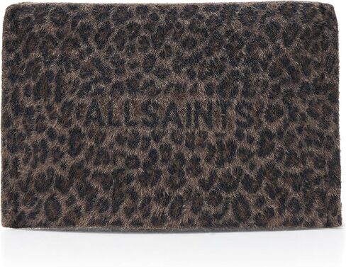 AllSaints Izzy Leopard Clutch Leopard Brown W370XD One Size in Saudi Arabia