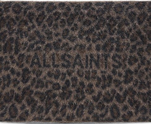AllSaints Izzy Leopard Clutch Leopard Brown W370XD One Size in Saudi Arabia