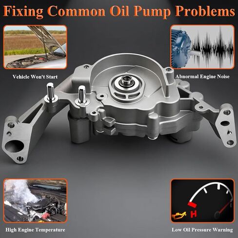 M528 High Volume Oil Pump Fits for 2011-2016 Dodge Journey Avenger Grand Caravan Charger Durango Challenger Chrysler 200 300 Town & Country, Jeep Grand Cherokee Wrangler Engine Oil Pump OE# 68252670AA in Saudi Arabia