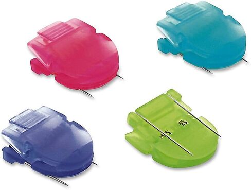 ADVANTUS Panel Wall Clip for Fabric Panels, Standard Size, 40-Sheet Capacity, Pack of 20, Assorted Cool Colors (75307) in Saudi Arabia