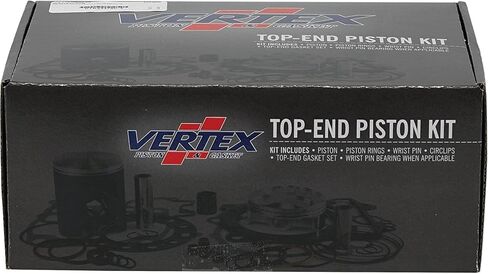 Vertex VTK23375C-3 Top End Piston Kit Compatible with/Replacement For Husqvarna TE 300 2017-2018, TX 300 2017-2019, KTM 300 XC 2017-2019, 300 XC-W, 300 XC-W Six Days 2017-2018 71.96 mm Piston Dia in Saudi Arabia