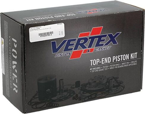 Vertex VTK23375C-3 Top End Piston Kit Compatible with/Replacement For Husqvarna TE 300 2017-2018, TX 300 2017-2019, KTM 300 XC 2017-2019, 300 XC-W, 300 XC-W Six Days 2017-2018 71.96 mm Piston Dia in Saudi Arabia