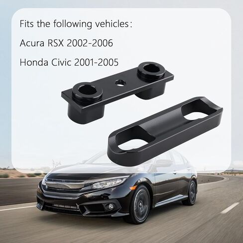 Steering Rack Riser Raiser Tie Rod & Steering Rack Slider Compatible With Honda Civic EP3 2001-2005 Acura RSX 2002-2006 in Saudi Arabia