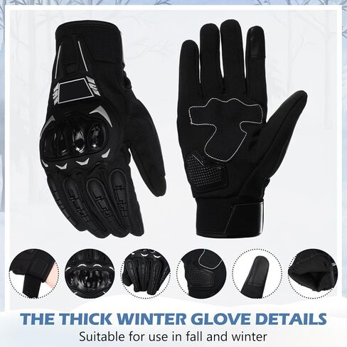 2 Pairs Motorcycle Gloves Motorcycle Gear Breathable Thick and Thin Touchscreen Motorbike Gloves with Hard Shell Good Grip for Men Women Motocross Cycling, Road Racing Camping Climbing in Saudi Arabia