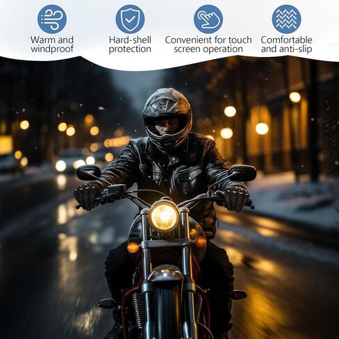 2 Pairs Motorcycle Gloves Motorcycle Gear Breathable Thick and Thin Touchscreen Motorbike Gloves with Hard Shell Good Grip for Men Women Motocross Cycling, Road Racing Camping Climbing in Saudi Arabia