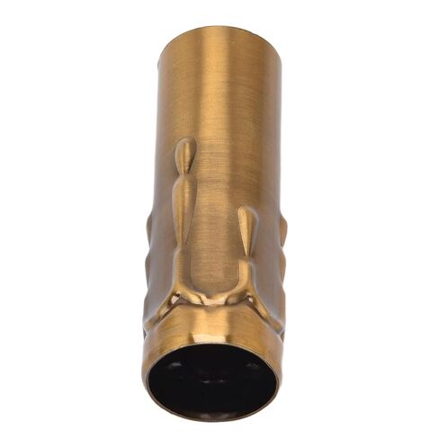 ViaGasaFamido 10Pcs 3" Tall Candle Socket Covers Candle Covers Sleeves Chandelier Light Bulb Sleeves Candle Light Socket Covers for E14 Chandelier Base Gold Bronze in Saudi Arabia