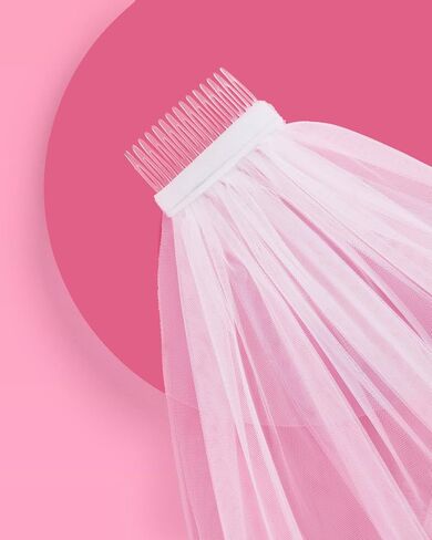 xo, Fetti Bride To Be Pearl Veil | Bachelorette Party, Bridal Shower, White Tulle, Engagement, Bach Party Headwear, Wedding Accessory in Saudi Arabia