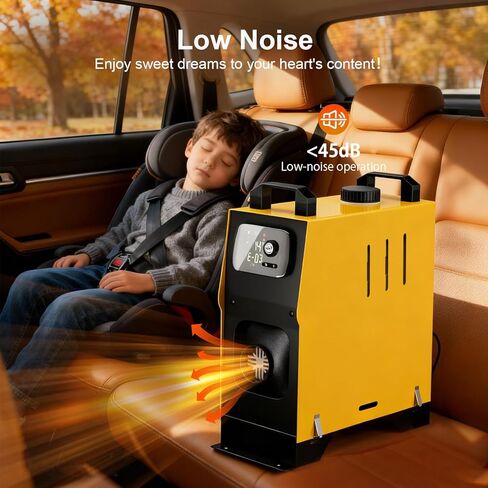 HLDIRECT 8KW Diesel Heater, Portable Diesel Air Heater, All in One Fast Heating with LCD Control, Automatic Altitude Adjustment, for Vehicles and Outdoors in Saudi Arabia