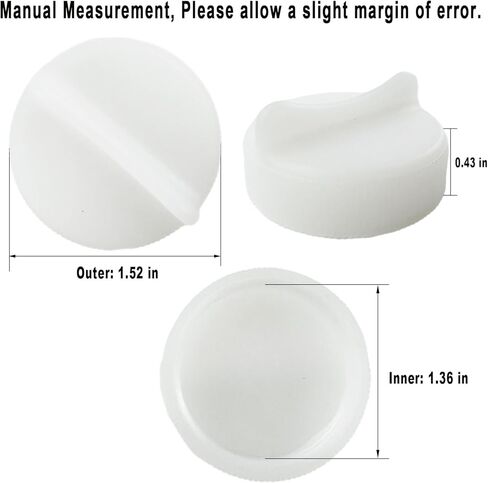 19109-PH1-620 Radiator Coolant Reservoir Overflow Tank Cap Compatible with 1985-1989, 2001-2012, 2022-2024 Honda Accord Civic CR-V HR-V Prelude | Acura EL RDX RSX Replaces# 19109PH1620, 54227 in Saudi Arabia
