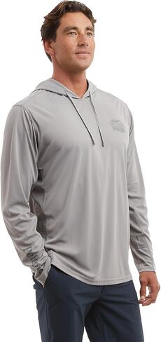 PELAGIC Apparel Men's Vaportek Worldwide Wahoo Hooded Fishing Shirt in Saudi Arabia