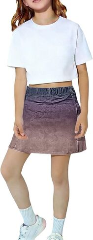 Tennis Skirts for Girls with Pockets Toddler Athletic Cute Casual Skort Stretchy Lightweight Skorts Dance Skirt 2026 in Saudi Arabia