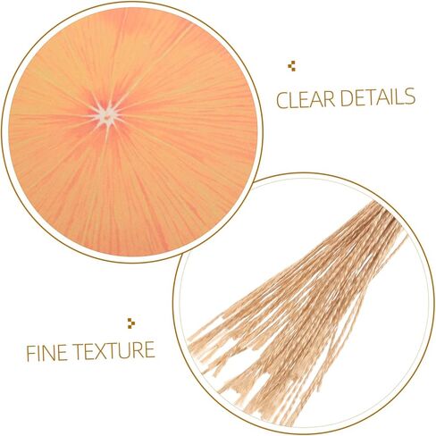 Gatuida Portable Fan Orange Design Handle Hand Fan for Summer Decorative Wedding Favor in Saudi Arabia