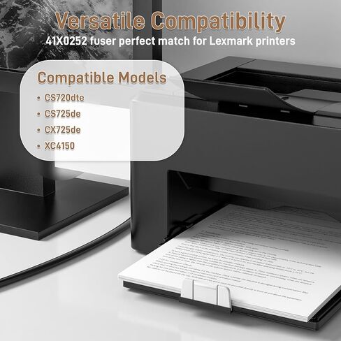 وحدة الصهر حقيقية 41X0554 متوافقة مع CS720/CS725/CX725/XC4150، مجموعة تثبيت المصهر 110/120 فولت لأجزاء الطابعة، إنتاجية 150000 in Kuwait