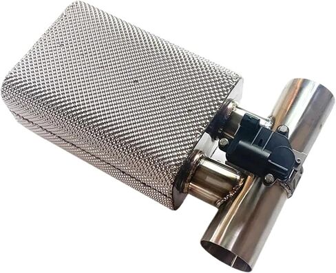 Stainless Steel Universal Exhaust System Intake Pipe 63mm 70mm Muffler Customized Electronic Valve in Saudi Arabia