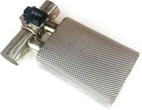 Stainless Steel Universal Exhaust System Intake Pipe 63mm 70mm Muffler Customized Electronic Valve in Saudi Arabia