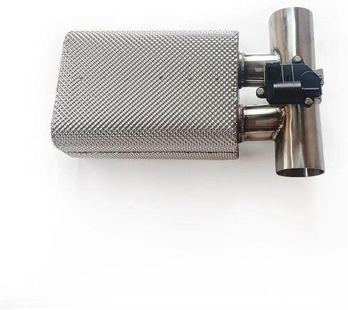Stainless Steel Universal Exhaust System Intake Pipe 63mm 70mm Muffler Customized Electronic Valve in Saudi Arabia