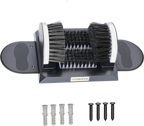 Adjustable Width Boot Scrubber & Shoe Cleaner - Heavy Duty,Outdoor/Indoor Use to Remove Mud, Snow,Dirt,Garden,Garage,Farm,Patio Brush in Saudi Arabia