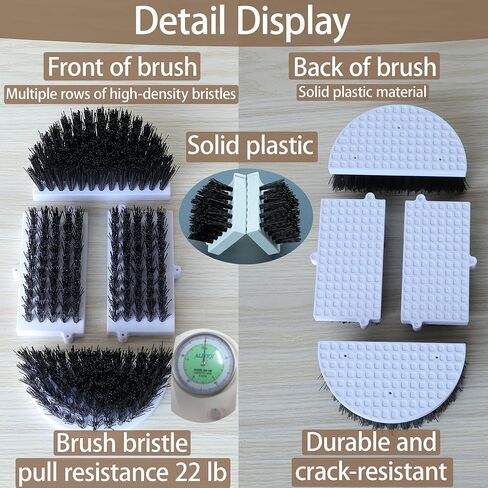 Adjustable Width Boot Scrubber & Shoe Cleaner - Heavy Duty,Outdoor/Indoor Use to Remove Mud, Snow,Dirt,Garden,Garage,Farm,Patio Brush in Saudi Arabia
