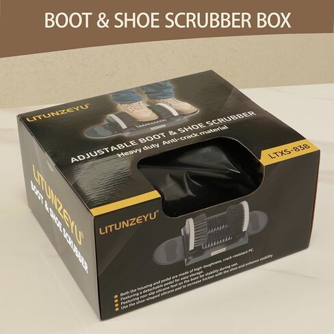 Adjustable Width Boot Scrubber & Shoe Cleaner - Heavy Duty,Outdoor/Indoor Use to Remove Mud, Snow,Dirt,Garden,Garage,Farm,Patio Brush in Saudi Arabia