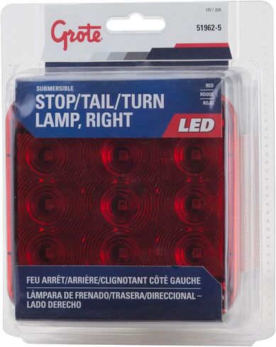 Grote 51962-5 Submersible LED Trailer Lighting Kit - RH Stop Tail Turn in Saudi Arabia