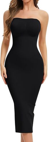 JOYSHAPER Strapless Shapewear Slip for Women Under Dress Tummy Control Shapewear Full Slip Body Shaper Slip in Saudi Arabia