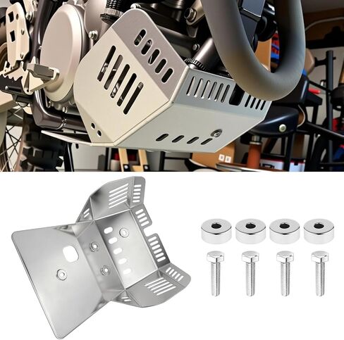 لوحة انزلاقية متوافقة مع 2000-2021 سوزوكي DR-Z400، 400E، 400S، 400SM Kawasaki KLX400 واقي غطاء حماية المحرك من الفولاذ المقاوم للصدأ in Saudi Arabia