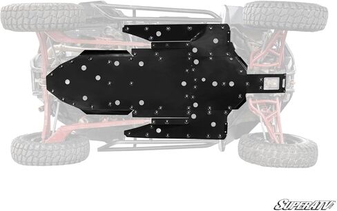 لوحة انزلاقية SuperATV ARMW شديدة التحمل لجهاز Polaris RZR XP 1000 - حماية كاملة للهيكل السفلي UHMW فائقة المتانة، سهلة التركيب، 2014-2015 in Kuwait