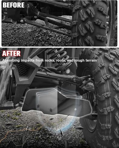 واقيات الذراع A لملحقات Honda Talon 1000X 2019-2024/ Talon 1000 X-4 2020-2024، واقيات ألواح انزلاقية قوية، استبدل OEM #0SK10-HL6-A00، قطعتان in Saudi Arabia