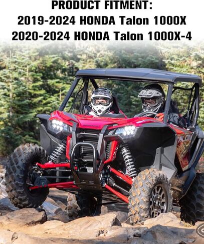 واقيات الذراع A لملحقات Honda Talon 1000X 2019-2024/ Talon 1000 X-4 2020-2024، واقيات ألواح انزلاقية قوية، استبدل OEM #0SK10-HL6-A00، قطعتان in Saudi Arabia