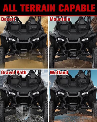 واقيات الذراع A لملحقات Honda Talon 1000X 2019-2024/ Talon 1000 X-4 2020-2024، واقيات ألواح انزلاقية قوية، استبدل OEM #0SK10-HL6-A00، قطعتان in Saudi Arabia