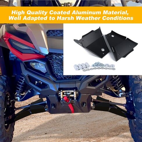 واقيات الذراع الأمامية، ألواح انزلاقية من الألومنيوم مقاس 4 مم مناسبة لـ Wolverine RMAX2/RMAX4 1000 2021-2025 in Kuwait