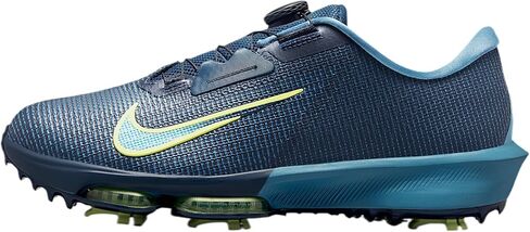 حذاء الجولف Nike Infinity Tour BOA 2 (عريض) (Armory Navy/Smokey Blue/Light Lemon Twist) مقاس 11 in Saudi Arabia