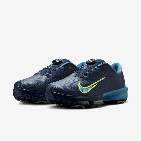 حذاء الجولف Nike Infinity Tour BOA 2 (عريض) (Armory Navy/Smokey Blue/Light Lemon Twist) مقاس 11 in Saudi Arabia