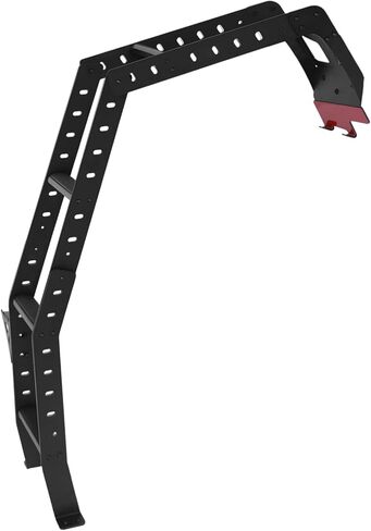 سيارة الخارجي الخلفي الباب الخلفي سلم حامل سقفي سلم ل 4 عداء 2010-2024 اكسسوارات السيارات in Kuwait