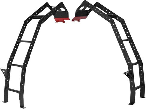 سيارة الخارجي الخلفي الباب الخلفي سلم حامل سقفي سلم ل 4 عداء 2010-2024 اكسسوارات السيارات in Kuwait