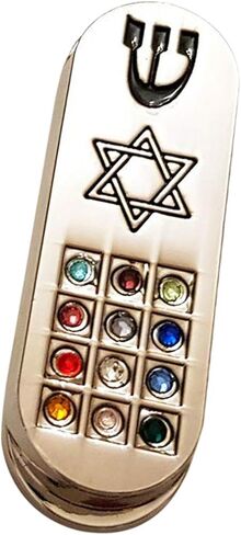 Generic لفافة صلاة للسيارة Mezuzah حافظة أنيقة خفيفة الوزن عالمية متينة للسيارة Mezuzah حماية للسيارة Mezuzah مع صلاة السفر in Kuwait