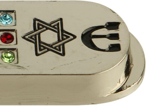 Generic لفافة صلاة للسيارة Mezuzah حافظة أنيقة خفيفة الوزن عالمية متينة للسيارة Mezuzah حماية للسيارة Mezuzah مع صلاة السفر in Kuwait