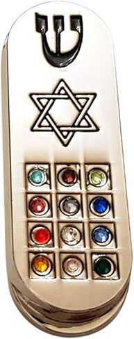 Generic لفافة صلاة للسيارة Mezuzah حافظة أنيقة خفيفة الوزن عالمية متينة للسيارة Mezuzah حماية للسيارة Mezuzah مع صلاة السفر in Kuwait