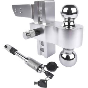 Trailer Hitch Fits 2-Inch Receiver 6-Inch Drop Rise 12500 LBS GTW Tow Hitch 2 Inch and 2-5/16 Inch in Saudi Arabia