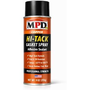 مانع تسرب لاصق بخاخ حشية عالية الجودة من MPD Pro - بخاخ ربط حشية الأيروسول عالي الجودة، مقاوم للوقود والزيت، من -65 درجة فهرنهايت إلى 450 درجة فهرنهايت، مساعد تجميع احترافي، (عبوة واحدة) in Kuwait