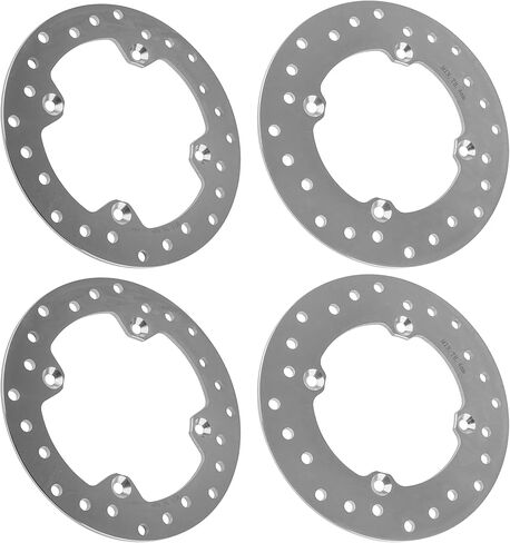Caltric Front Rear Brake Disc Set Compatible with Can Am Maverick 1000 MAX DPS 2014 2015 2016 2017 2018 / Maverick 1000 MAX XMR 2015-2018 in Saudi Arabia