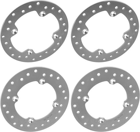Caltric Front Rear Brake Disc Set Compatible with Can Am Maverick 1000 MAX DPS 2014 2015 2016 2017 2018 / Maverick 1000 MAX XMR 2015-2018 in Saudi Arabia