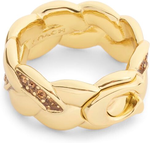 خاتم نسائي مجدول على شكل حرف C من COACH Jewelry in Kuwait
