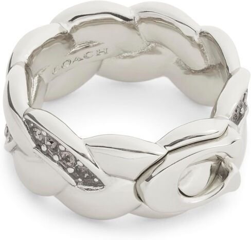 COACH Jewelry Women's Signature C Braided Band Ring in Saudi Arabia