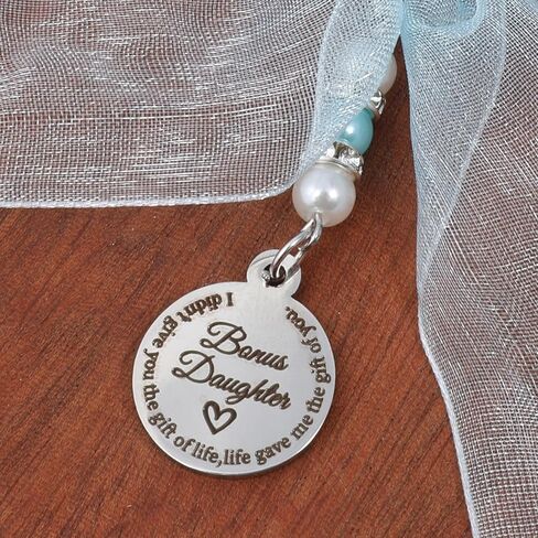Something Blue Gift for Bride, Gift for Daughter-in-Law, Wedding Day Bridal Blue Pearl Bouquet Charm, Wedding Bridal Bouquet Charm for Bride-to-be, Blues Pearl Weddings Charms from Mother in Law in Saudi Arabia