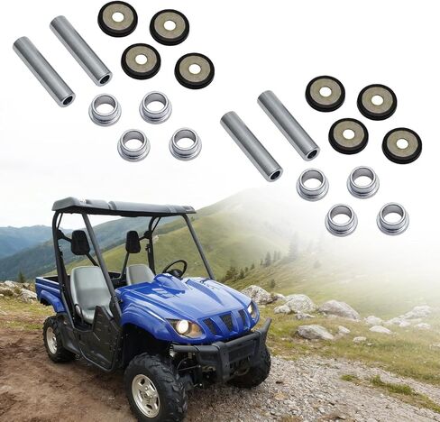 2 PCS Rear Knuckle Bushing Kit for Yamaha Rhino 450 660 700 |for Yamaha Grizzly Kodiak 350 400 450 700 - Replacement for 5KM-23448-00-00 in Saudi Arabia