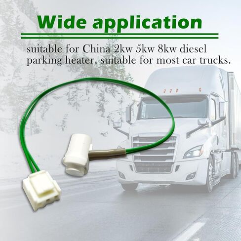 2PCS Temperature Sensor Probe for Chinese Diesel Heater Parts, Square Connector Overheat Sensor Replacement for 2kw 5kw 8kw Parking Heater, Cars and Trucks in Saudi Arabia