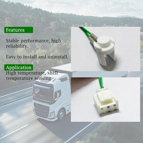 2PCS Temperature Sensor Probe for Chinese Diesel Heater Parts, Square Connector Overheat Sensor Replacement for 2kw 5kw 8kw Parking Heater, Cars and Trucks in Saudi Arabia